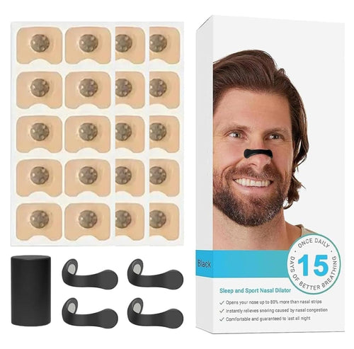 Magnetic Nose Strips for Breathing (Pack of 15 )